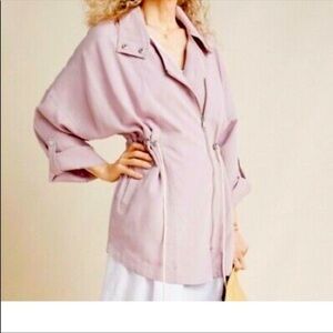 Anthropologie Danuto Cupro Utility Lightweight Jacket size XS/S